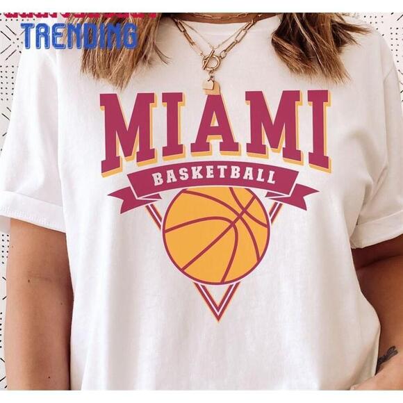 Other - Miami Basketball Shirt 80S Style Nba Tshirt 90S Bball
